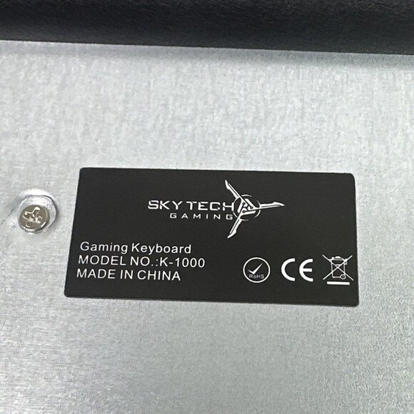 Skytech Wired Light Up Mechanical Gaming Keyboard K-1000  Black - Picture 9 of 12